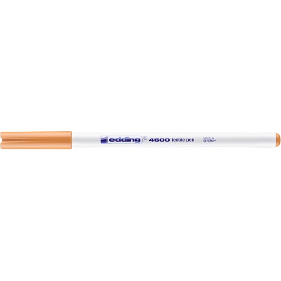 Edding 4600 Textile Pen - Light Orange