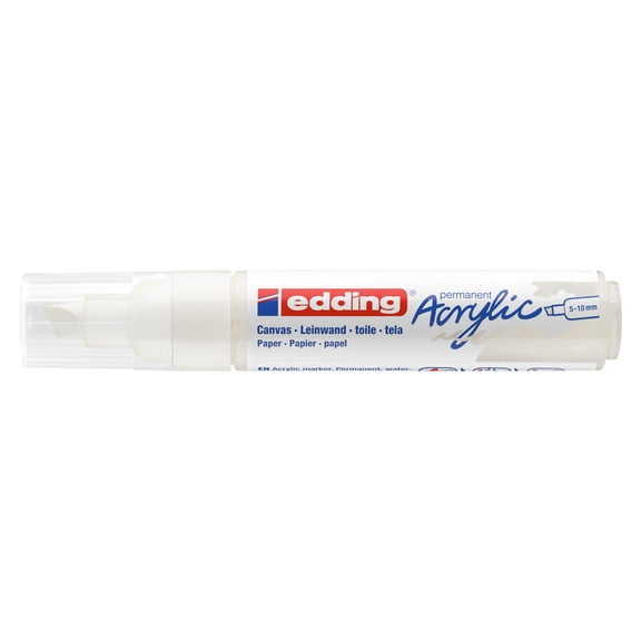 edding 5000 Acrylic Markers, Broad, Traffic White