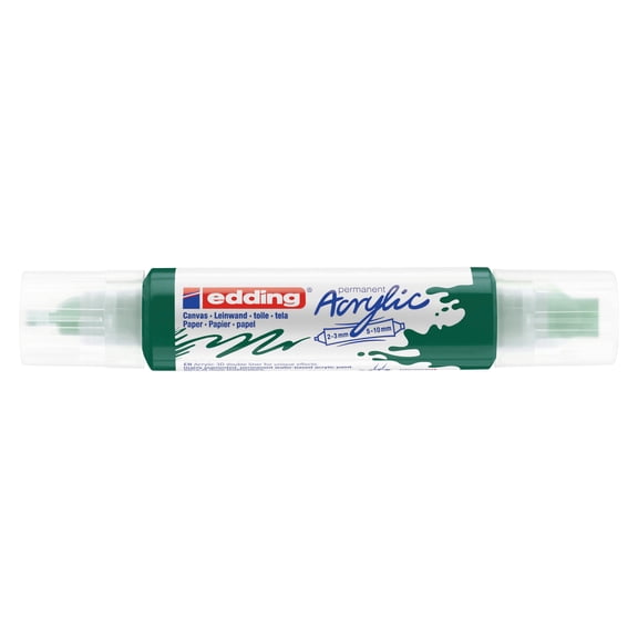 edding 5400 Acrylic 3D Double Liner, Moss Green