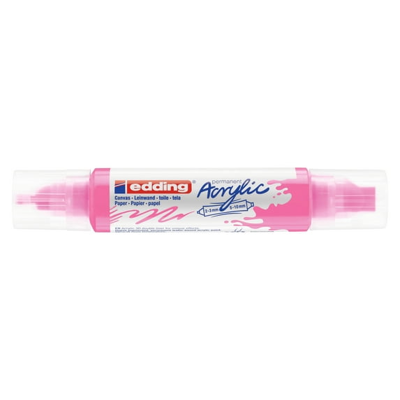 edding 5400 Acrylic 3D Double Liner, Neon Pink
