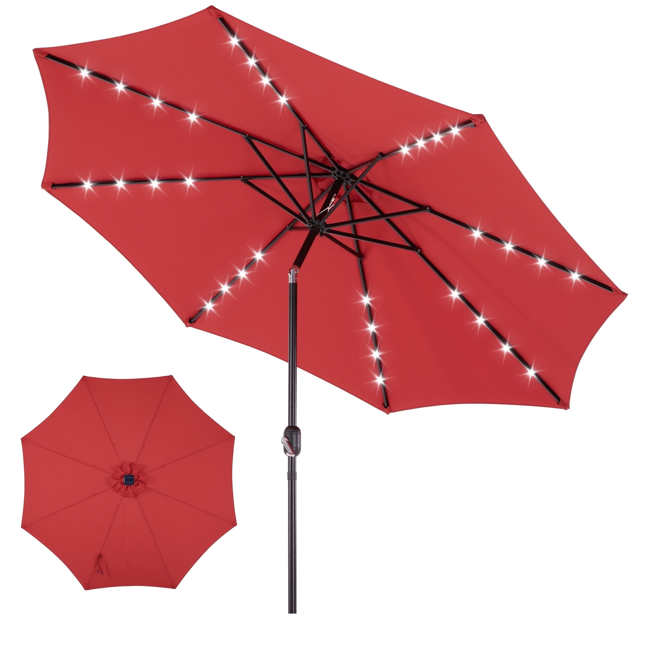high end patio umbrellas SUPERJARE 13FT Outdoor Umbrella for Patio, Double sided Pool with Fade Resistant Canopy, Large Table Umbrella for Deck, Market, Backyard UKStore Its broad canopy provides Color:Green - Clear Visor HOMSHADE 4-Piece 221lb Offset