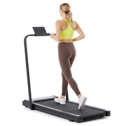 Edx Portable Folding Treadmill, Foldable Compact Treadmill for Home Office, Walking Running Treadmill with LED Display for Exercise, Black