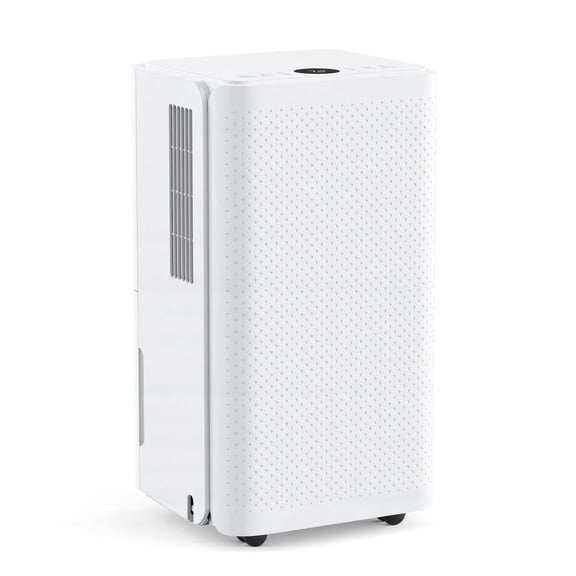 edx 30 Pint Dehumidifier, Equipped with Drain Hose & 0.53 Gal Water Tank, Suitable for Areas of 215 Sq Ft (At 95°F, 95% RH)