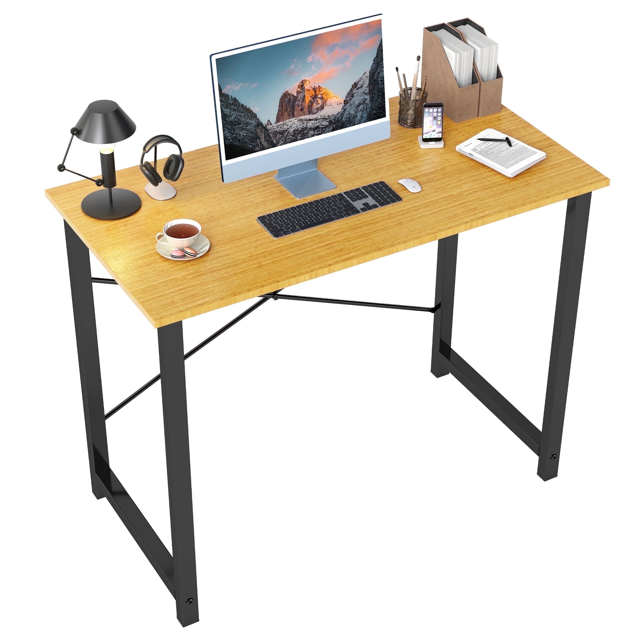 edx 44 inch Computer Desk Modern Writing Desk, Industrial Office Desk ...