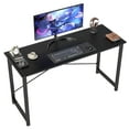 thumbnail image 1 of edx 55 inch Computer Desk Modern Writing Desk, Industrial Office Desk, Sturdy Laptop Table for Home Office, Black, 1 of 6