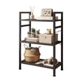 thumbnail image 1 of EDX Bookcase, 3 Tier Book Shelf, Storage Shelf, Classic Modern Bookcase for CDs, Movies, Books, Industrial Bookcase for Home Office, Living Room, Kitchen, Bedroom, Black, 1 of 7