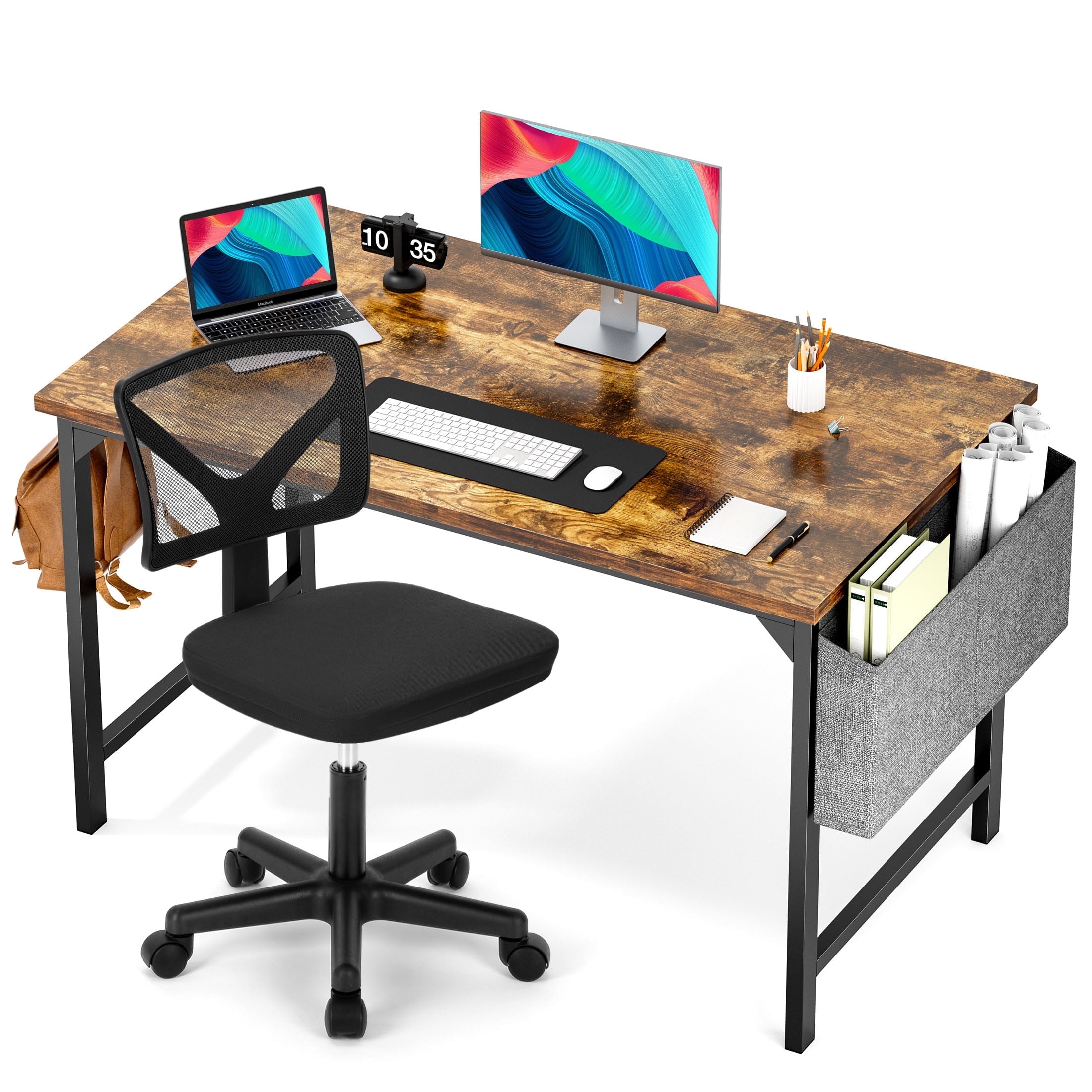 パソコンデスク Table and Chair (for Office, Room etc) edx-Computer-Desk-and-Home-