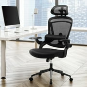 edx Ergonomic Office Chair, Mesh Computer Desk Chair with Lumbar Support, 275lb, Black