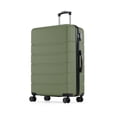 thumbnail image 1 of edx Hardside Carry on Luggage with Spinner Wheels, Hard Shell ABS Suitcase, 20-Inch Lightweight Expandable Rolling Luggage, Green, 1 of 7