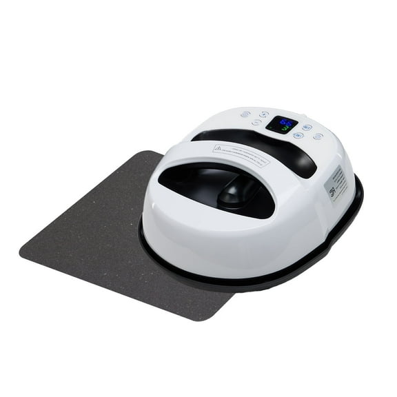 edx Heat Press Machine, Portable Easy-Press for T-Shirts, Tote Bags, Pillows, Aprons & More, 0-450F Temperature Control with LCD Display