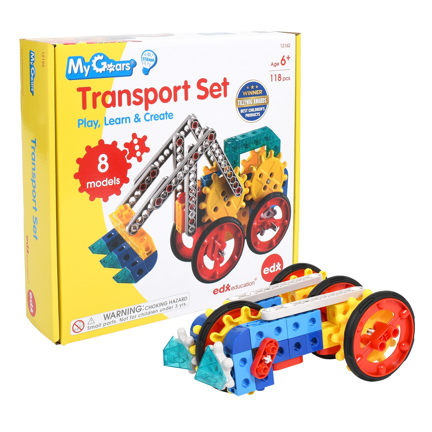 Mechanix Battle Station Transporter Smart Bag Car - STEM Building Blocks Toy For Kids 7+ (Special Edition)