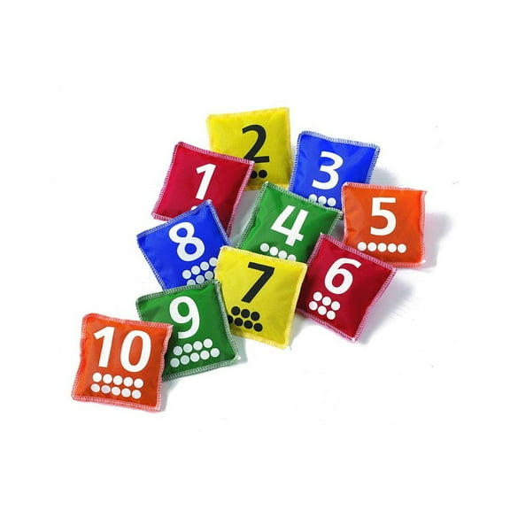 edxeducation Number & Dot Bean Bags - Set of 10
