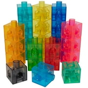 edxeducation Translucent Linking Cubes - Set of 100 - 0.8 Inch