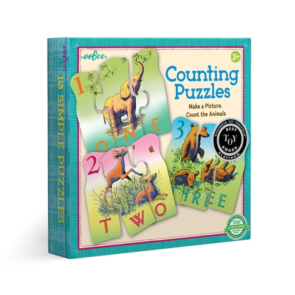 eeBoo Animal Counting Puzzle Set