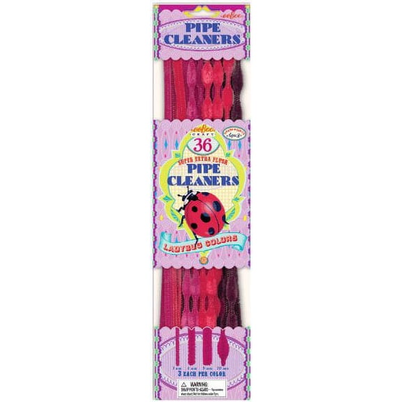 eeBoo Ladybug Red Pipe Cleaners Craft Kit