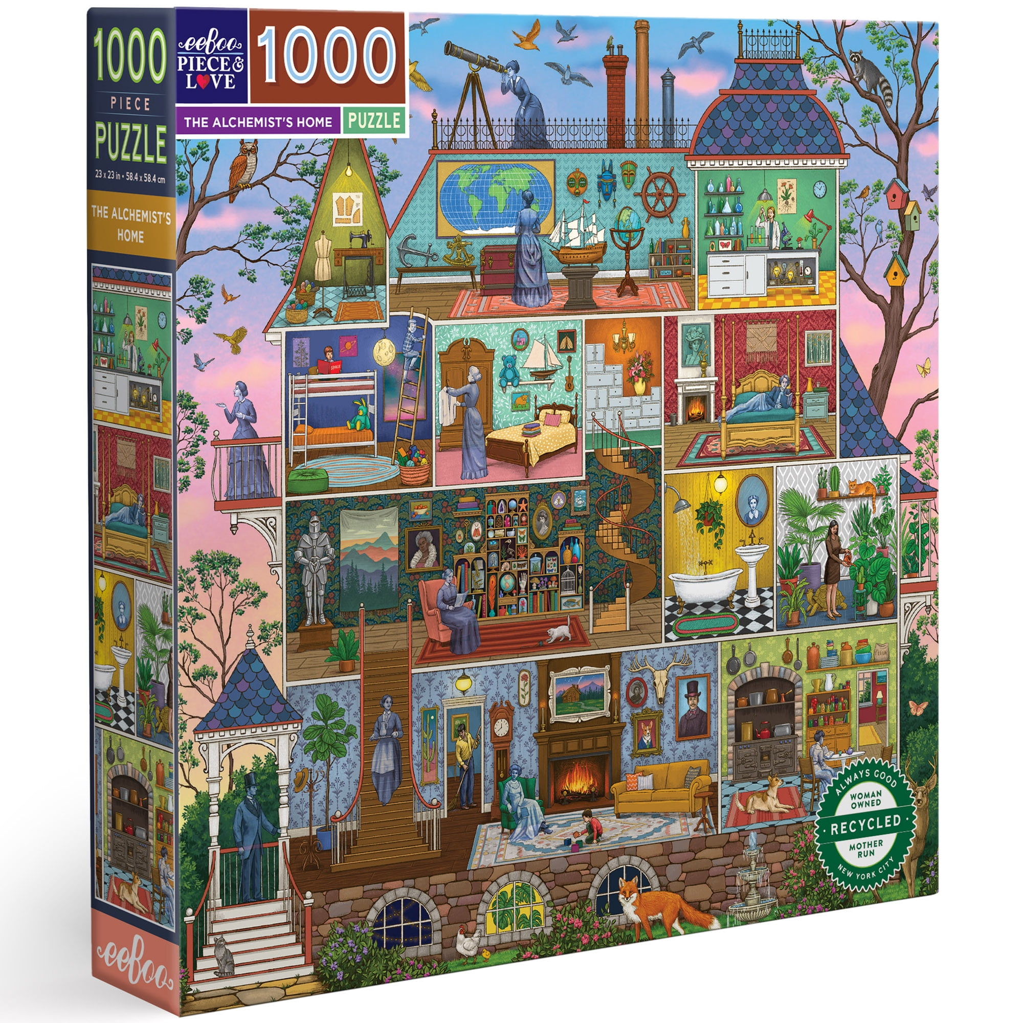 The Alchemist's Home 1000 Piece Multicolor Fantasy Jigsaw Puzzle