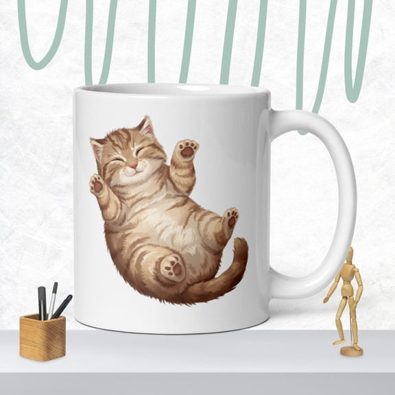 eepy peaceful C1At mug coffee cup for C1At kitten lovers