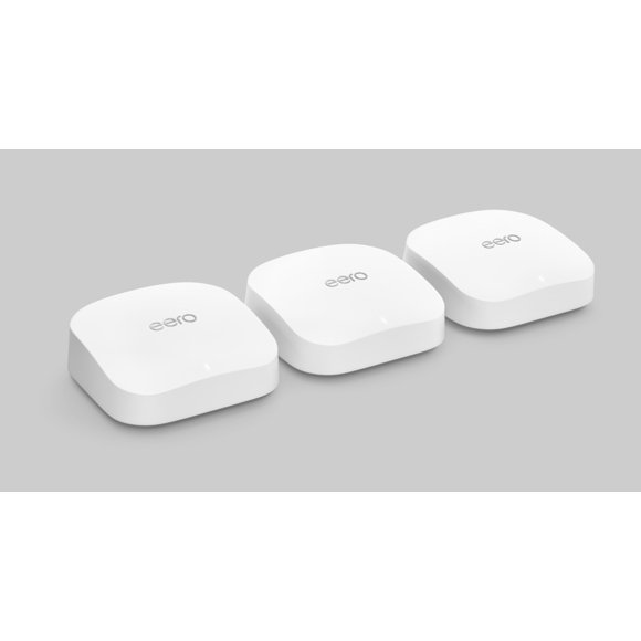 eero - Pro 6E Tri-Band Mesh Wi-Fi 6E Router System (3-pack) - White