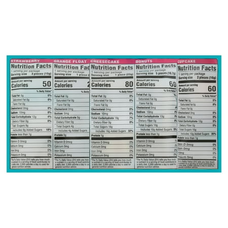 efrutti Gummi Candy Bakery Shoppe Theme Bag 2.7 oz.