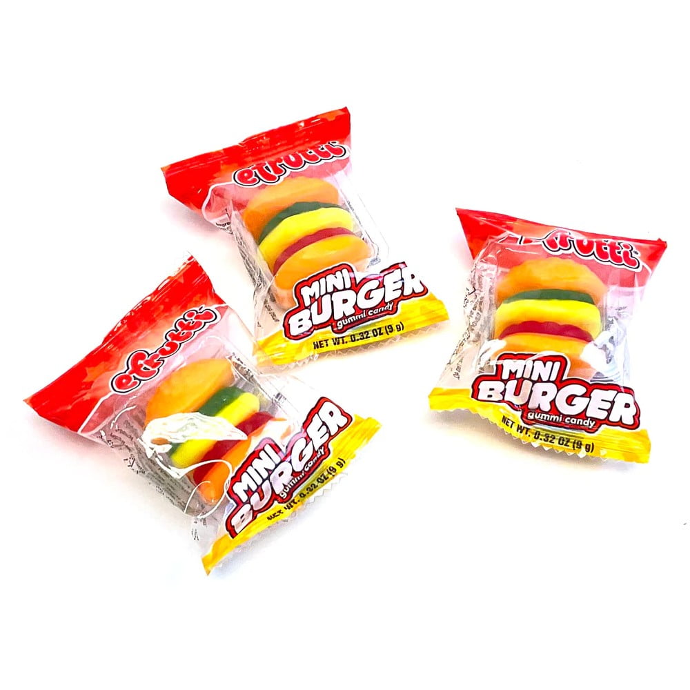 efrutti Mini Burger Gummi Candy