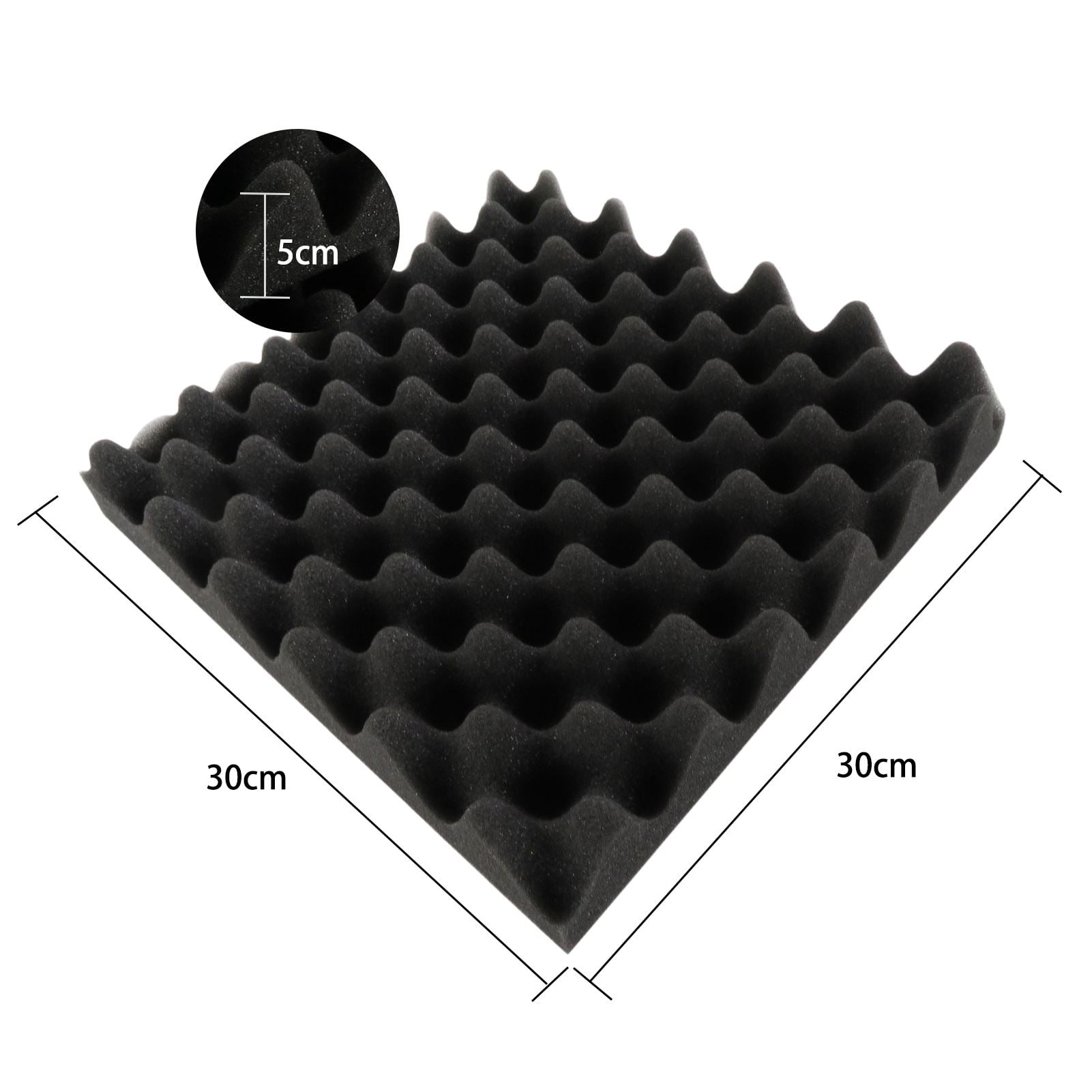 egg foam padding Sound Isolation Foam Acoustic Foam Panels 12PCS for Home Studio Theater KTV