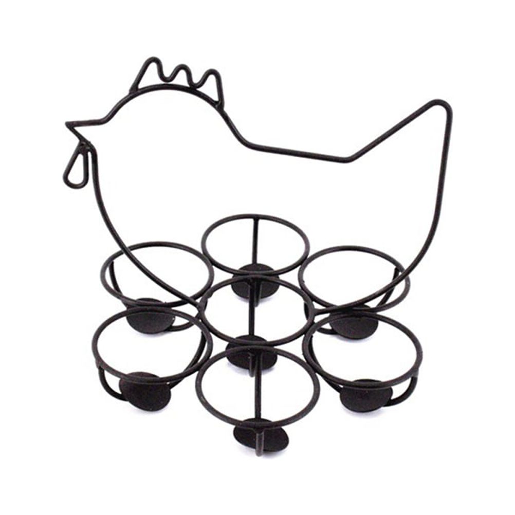 egg tray Country Style Egg Holder Tray Egg Display Rack Stand Rooster