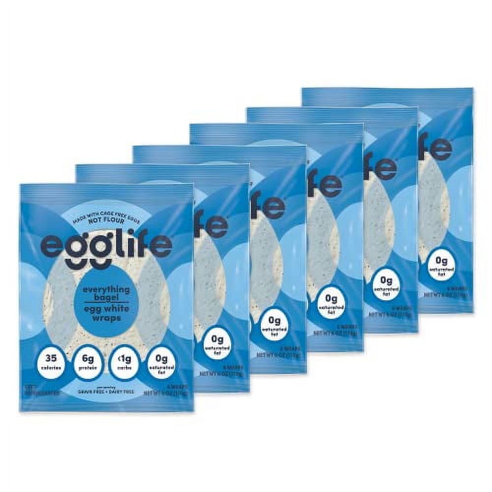 Egglife Egg White Wraps, Everything Bagel, Egg White Wraps, 36 Total ...