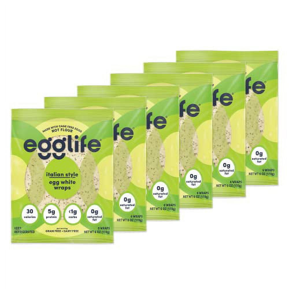 egglife egg white wraps, Italian, Egg White Wraps, 36 Total Wraps (66