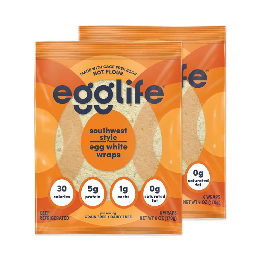 egglife egg white wraps, Southwest, Egg White Wraps, 12 Total Wraps (2
