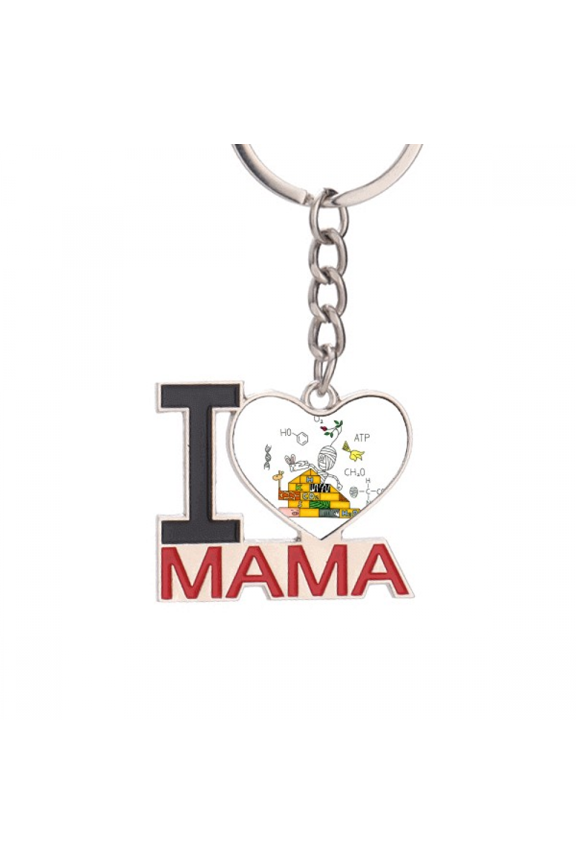 egypt chestry pyrad Keychain Metal Keyring Holder Love MAMA Mother