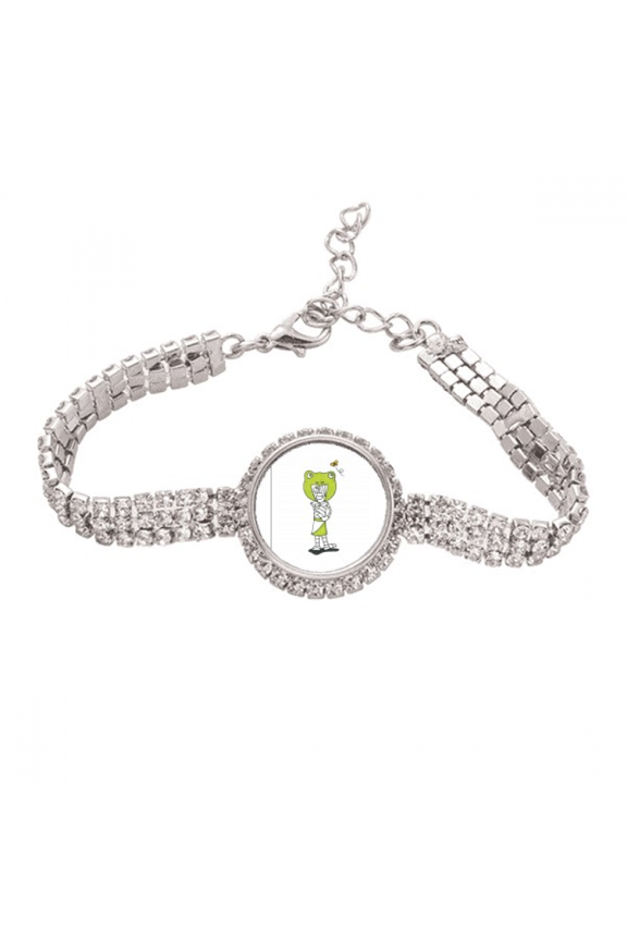 egypt frog hat tennis chain anklet bracelet diamond jewelry