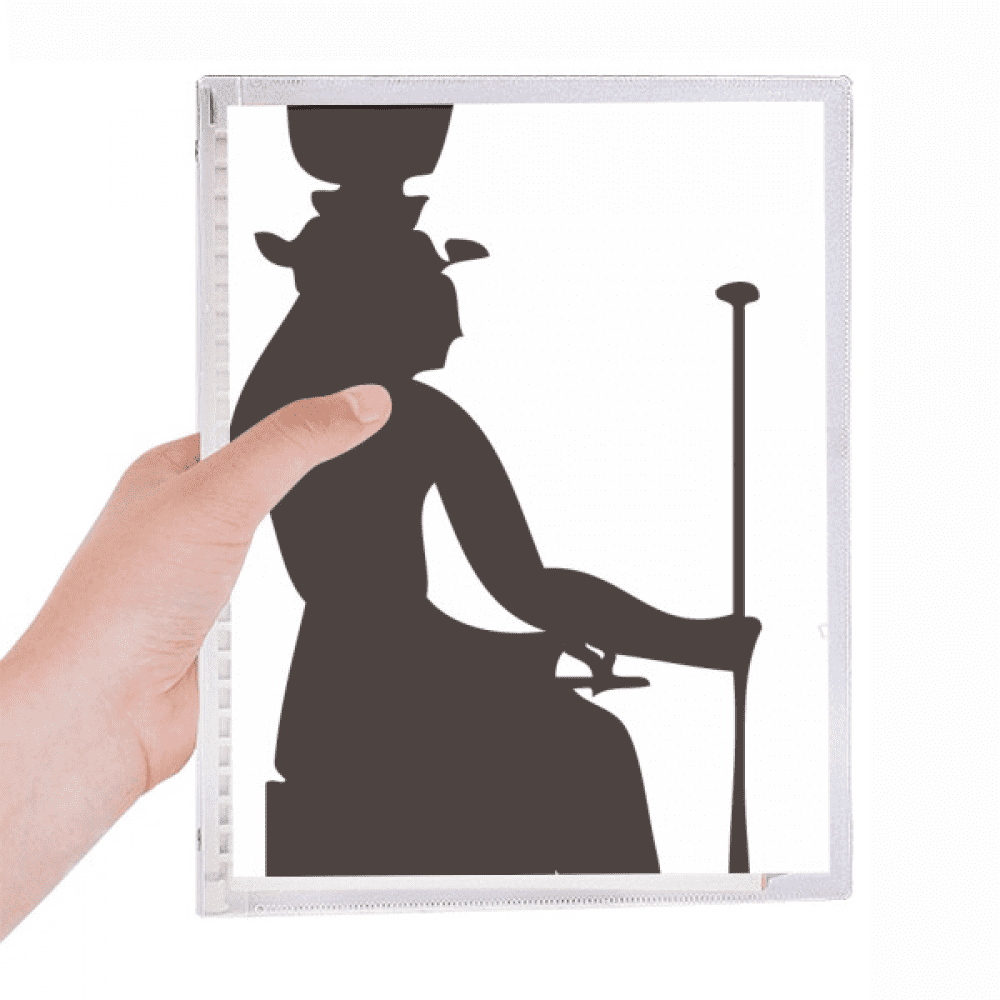 egypt pharaoh fresco outline notebook loose diary refillable journal statiry