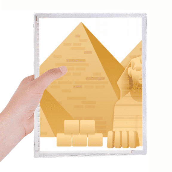 egypt pyrad sphinx art pattern notebook loose diary refillable journal statiry