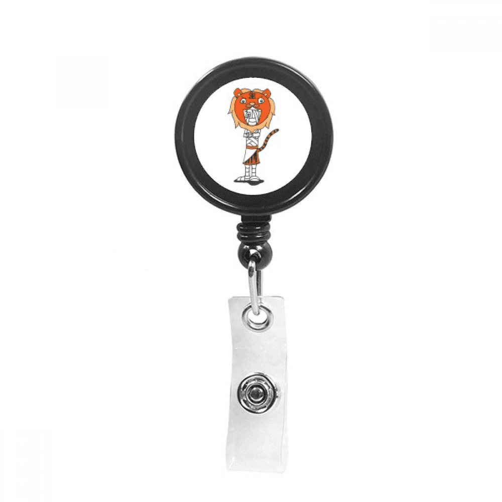 egypt  tiger hat Retractable Keychain Badge Holder ID Badge