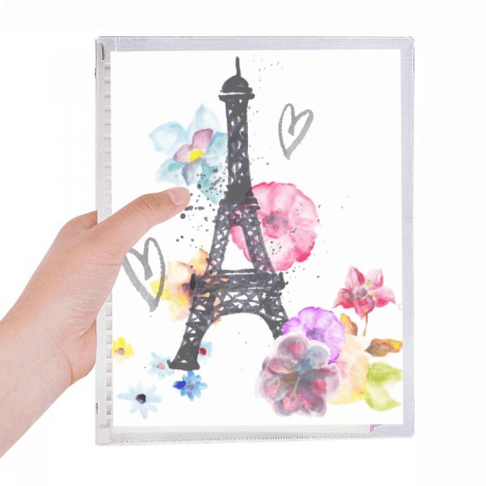 eiffel tower Shaped france notebook loose diary refillable journal statiry