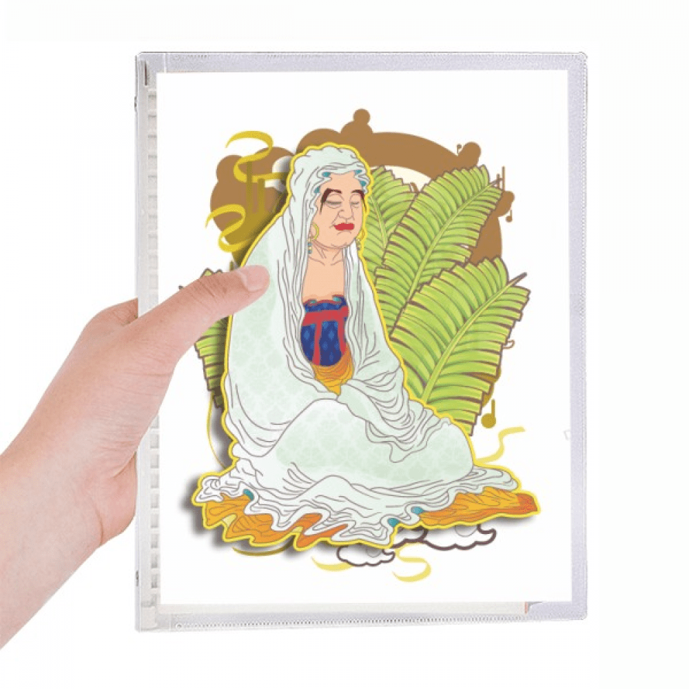 eighteen arhats illustration pattern notebook loose diary refillable journal statiry