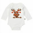 thumbnail image 1 of eileial Baby Cotton Bodysuits Unisex-Baby Long Sleeve Bodysuits Made with Organic Cotton,Brick Red 6-9 Months, 1 of 3