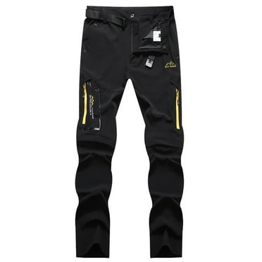 eileial Baggy Jeans Men Men's Classic Zipper Biker Regular Fit Flex Jean,Black M