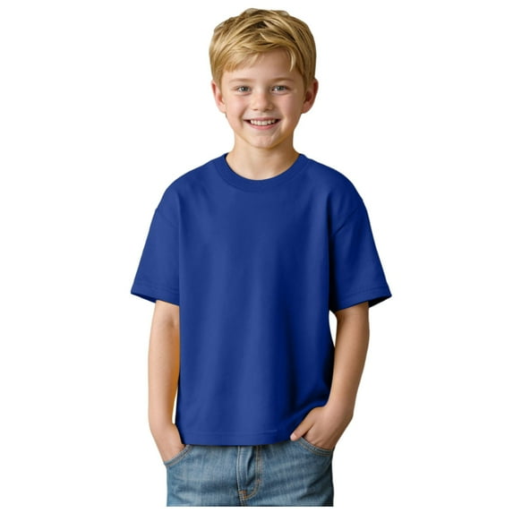 eileial Boys T Shirts Kids Summer Crewneck Short Sleeve Tshirts Fashion Casual Tees,Blue 2-3 Years