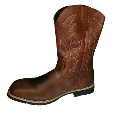 eileial Cowgirl Boots for Women, Embroidered Pointed Toe Heel Western Boots,Brown 10