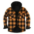thumbnail image 1 of eileial Flannel Shirts for Men Big and Tall Plaid Outerwear Fall Button Down Shirt Jacket Classic Fit Long Sleeve Casual Jacket,Yellow L, 1 of 6