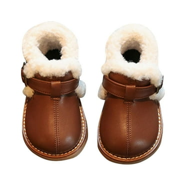 eileial Girls Glitter Ankle Boots Side Zipper Low Heels Boots Little Kid/Big Kid,Brown 4.5 Toddler