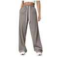 thumbnail image 1 of eileial High Waisted Sweatpants for Women – Cinch Bottom Fleece Womens Oversized Joggers,Coffee S, 1 of 6
