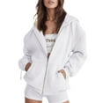 thumbnail image 1 of eileial Hoodies for Women Autumn and Winter Women's Sweater Sports Solid Color Cardigan Zipper Hooded Zip up Hoodie Women,WH2 XL, 1 of 5