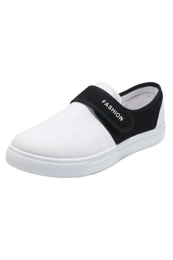 Men's Corduroy Scuff Slippers Soft Comfy Memory Foam Non-Slip Indoor House Shoes,White 8.5