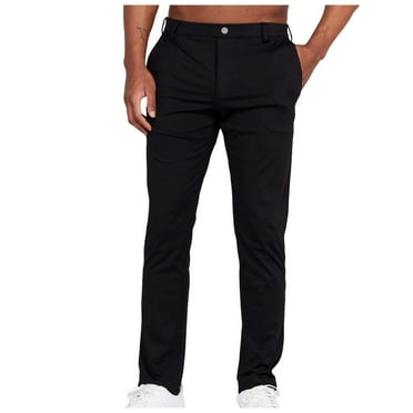 eileial Mens Jeans Relaxed Fit Straight Leg Stretch Jeans for Men Comfort Superflex Pants,Black M