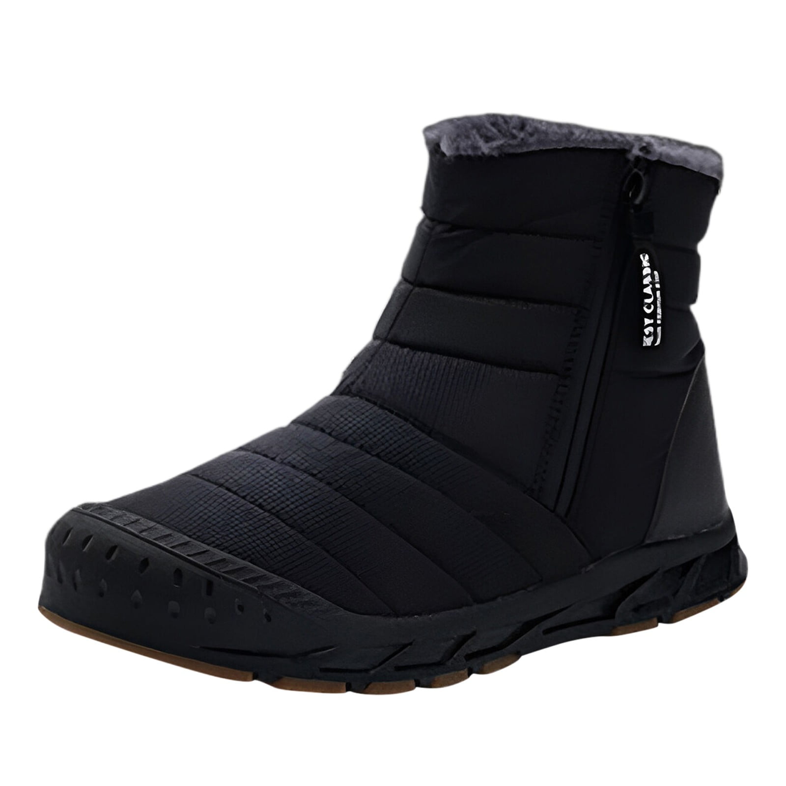 Winter Snow‎ Boots Waterproof Insulated Zip-Up Ankle Boots Black Outdoor Hiking From Slushy Dog Walks to Icy Parking Lots, These 8 Everyday  main image 2