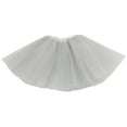 thumbnail image 1 of eileial Tutu Skirt Girls Elastic Ballet Dance Skirts Layers Tulle Tutu for Toddler Kid Children,Gray One Size, 1 of 3