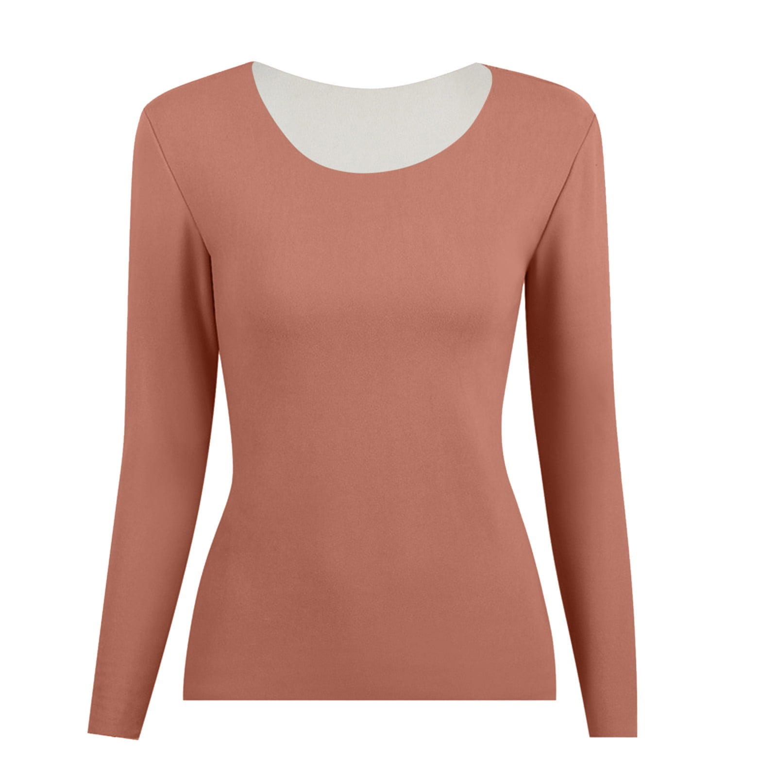 eileial Undershirt for Women Plus Size Long Sleeve Winter SelfHeating
