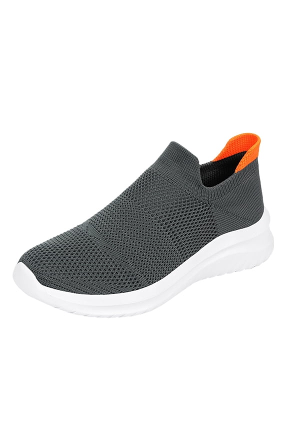 Women's Hands Free Slip Ultra Flex Smooth Step Sneaker,Grey 9